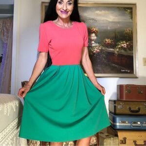 Lularoe beautiful color block dress